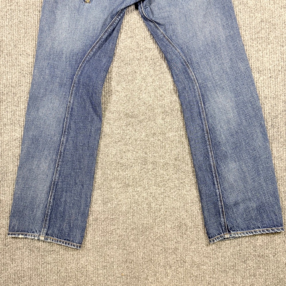 Levis Engineered Jeans Mens 32x32 Denim Straight Leg Twisted Seam Button Fly - Picture 7 of 14
